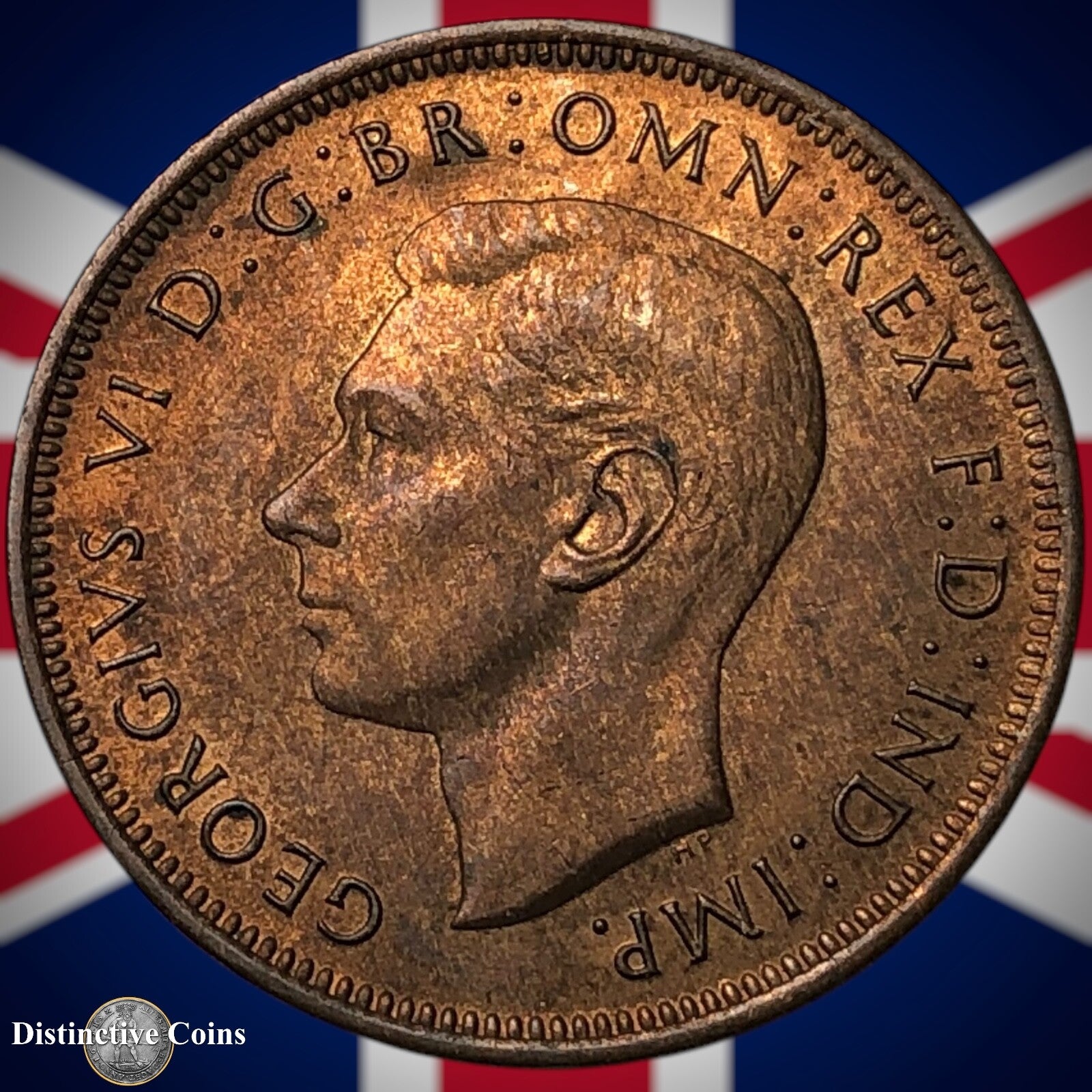 Great Britain 1948 Half Penny 1/2d GB6057