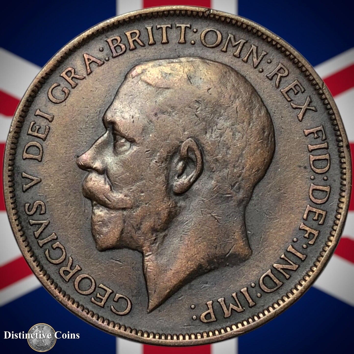 Great Britain 1912 H Penny 1d GB6780