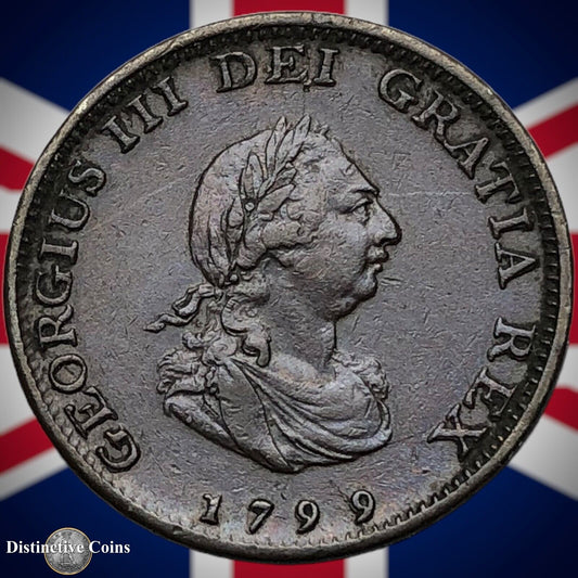 Great Britain 1799 Farthing 1/4d GB3199