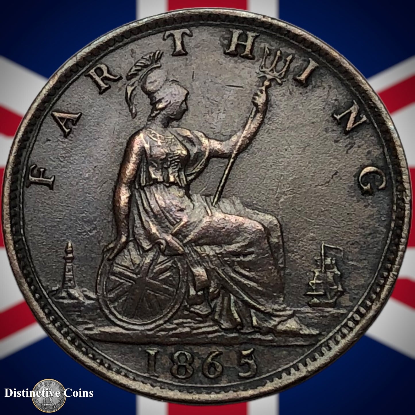 Great Britain 1865/2 Farthing 1/4d GB3548