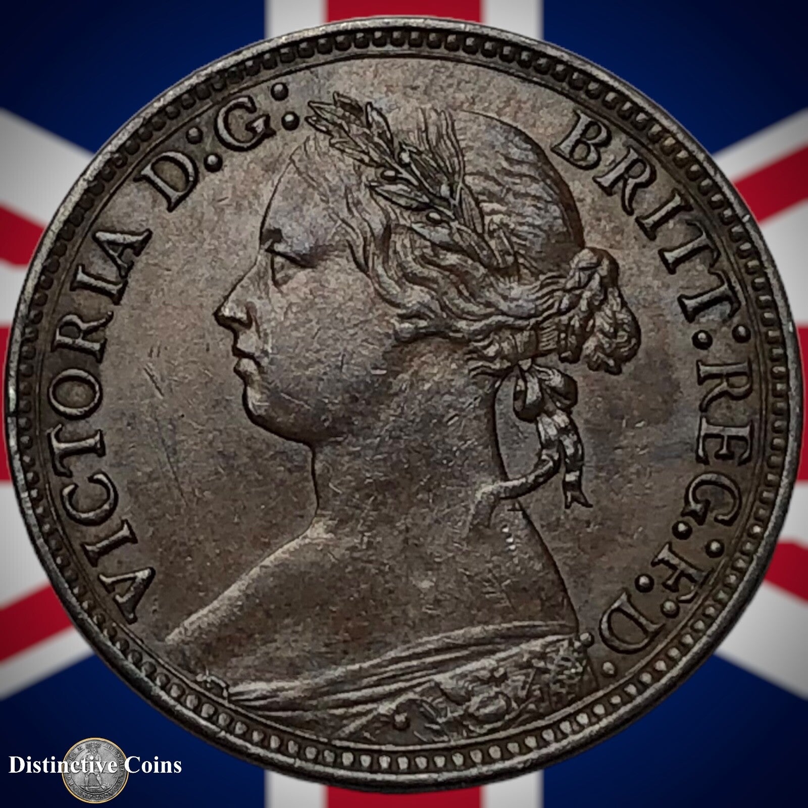 Great Britain 1878 Farthing 1/4d GB3788