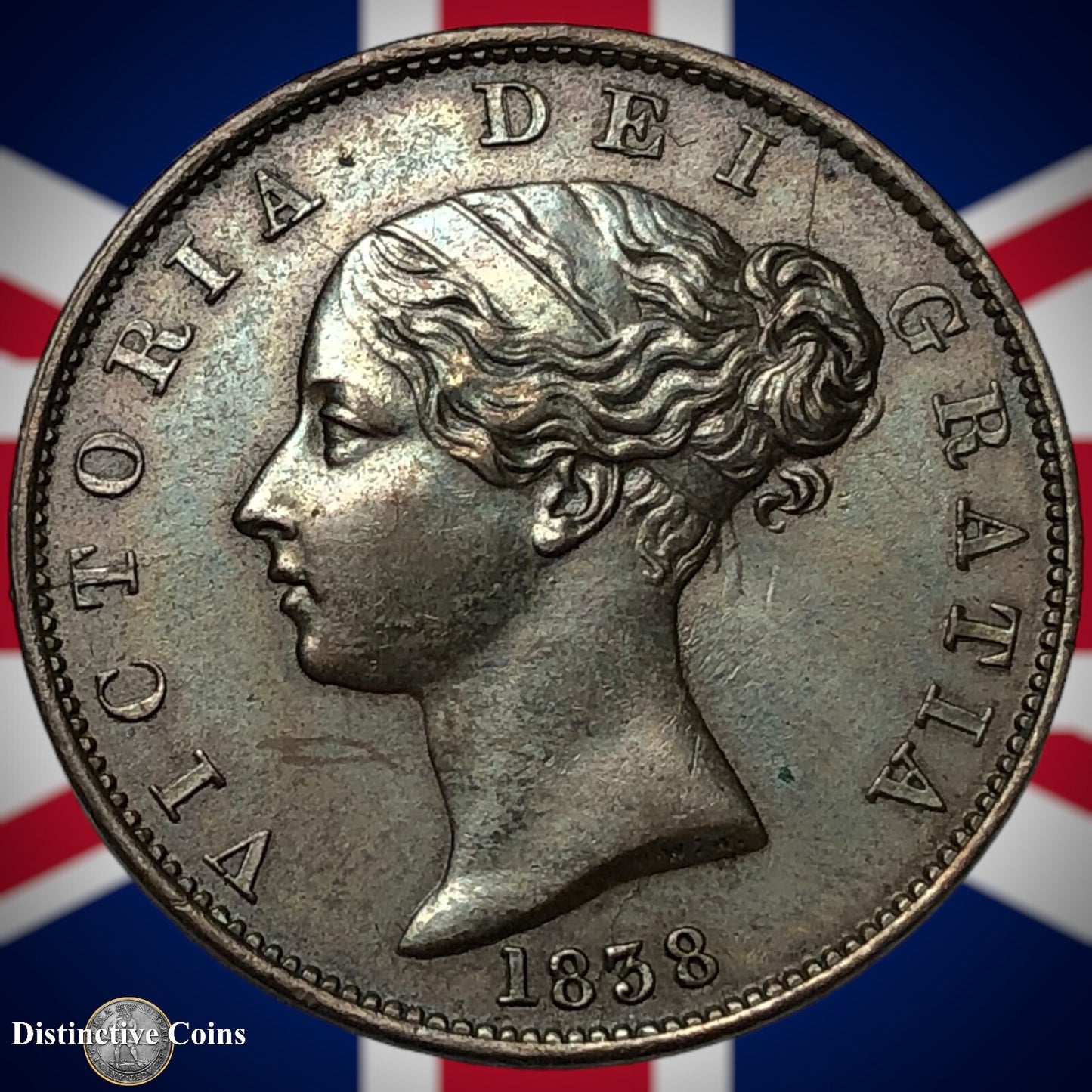 Great Britain 1838 Half Penny 1/2d GB5233