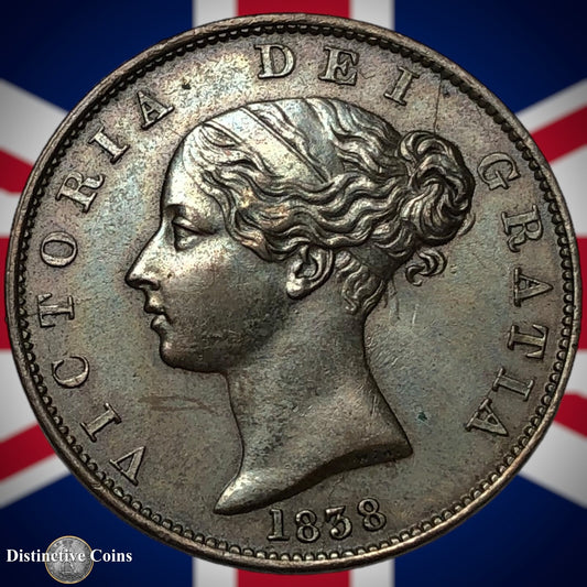 Great Britain 1838 Half Penny 1/2d GB5233