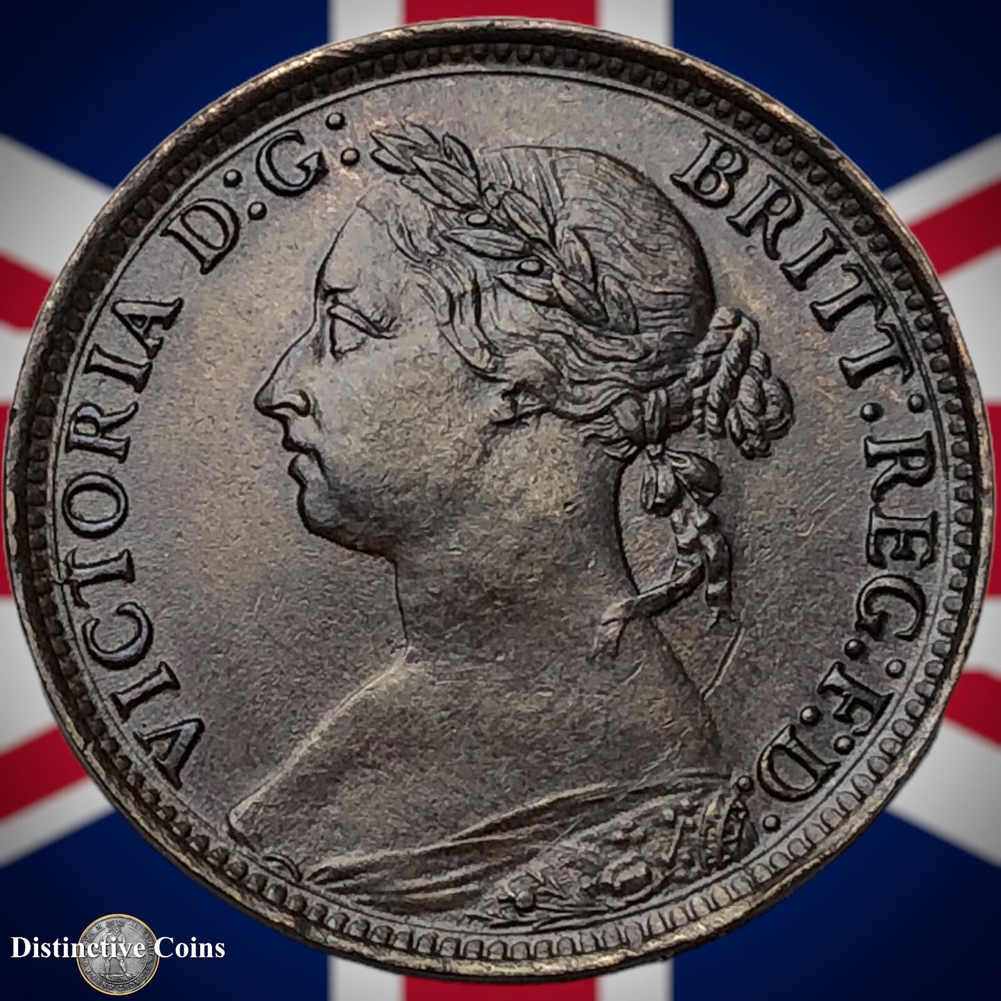 Great Britain 1884 Farthing 1/4d GB4127