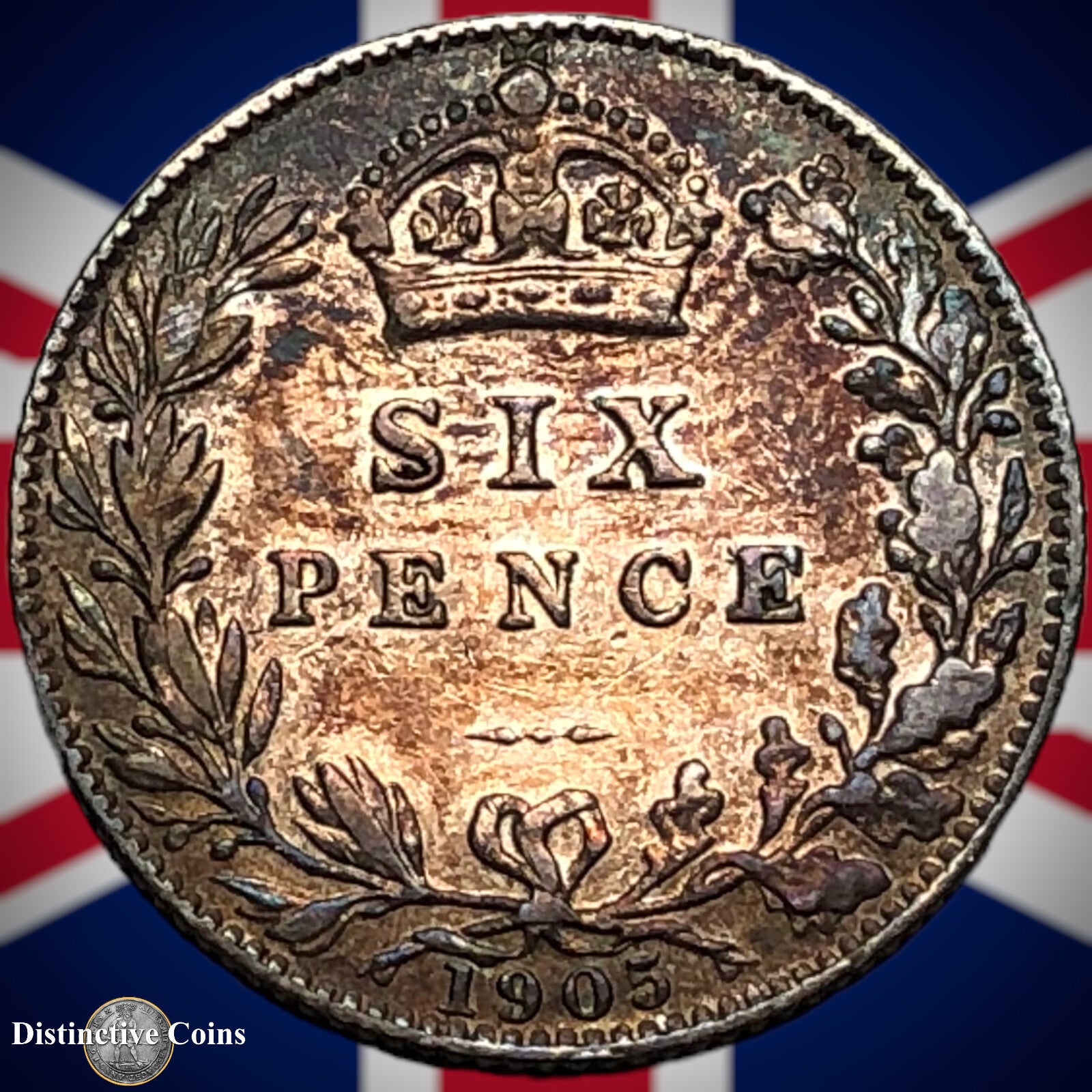 Great Britain 1905 Six Pence GB1521