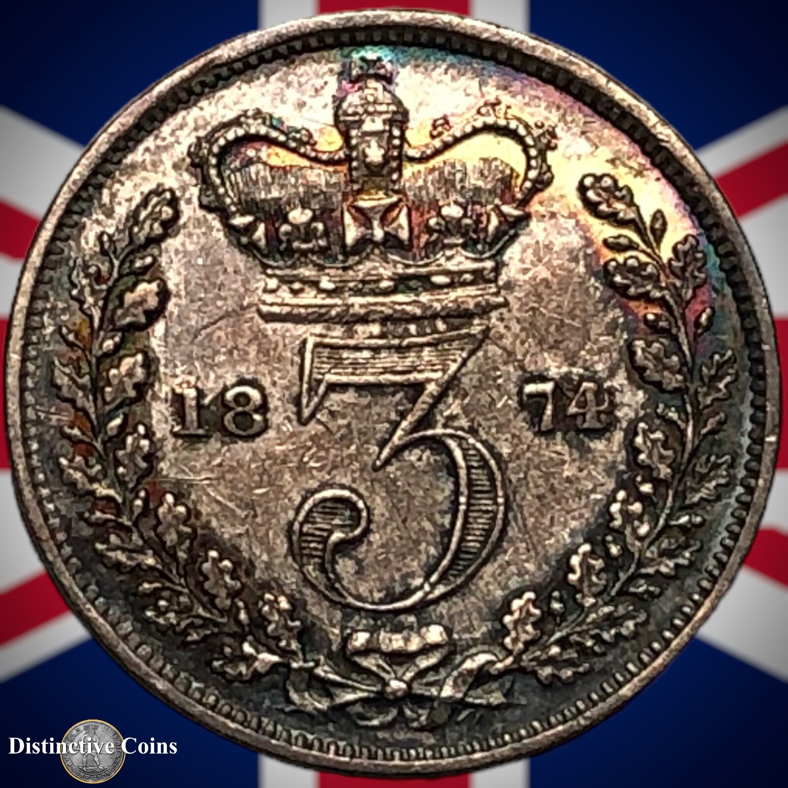 Great Britain 1874 Three Pence GB1863