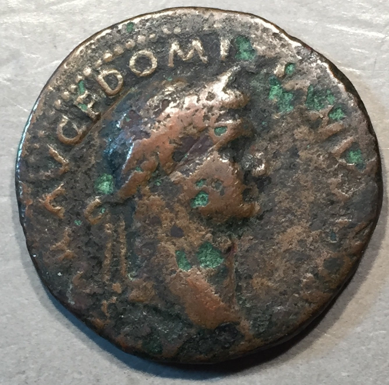 ANCIENT ROME  Domitian 81-96 AD AE-As Rome Mint   #A467