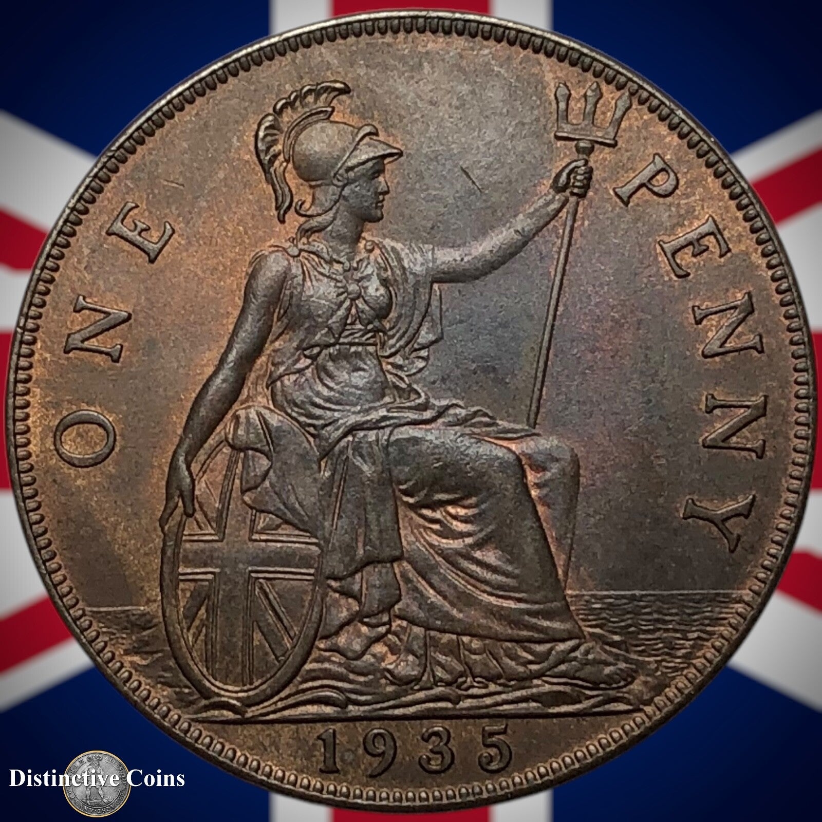 Great Britain 1935 Penny 1d GB7174