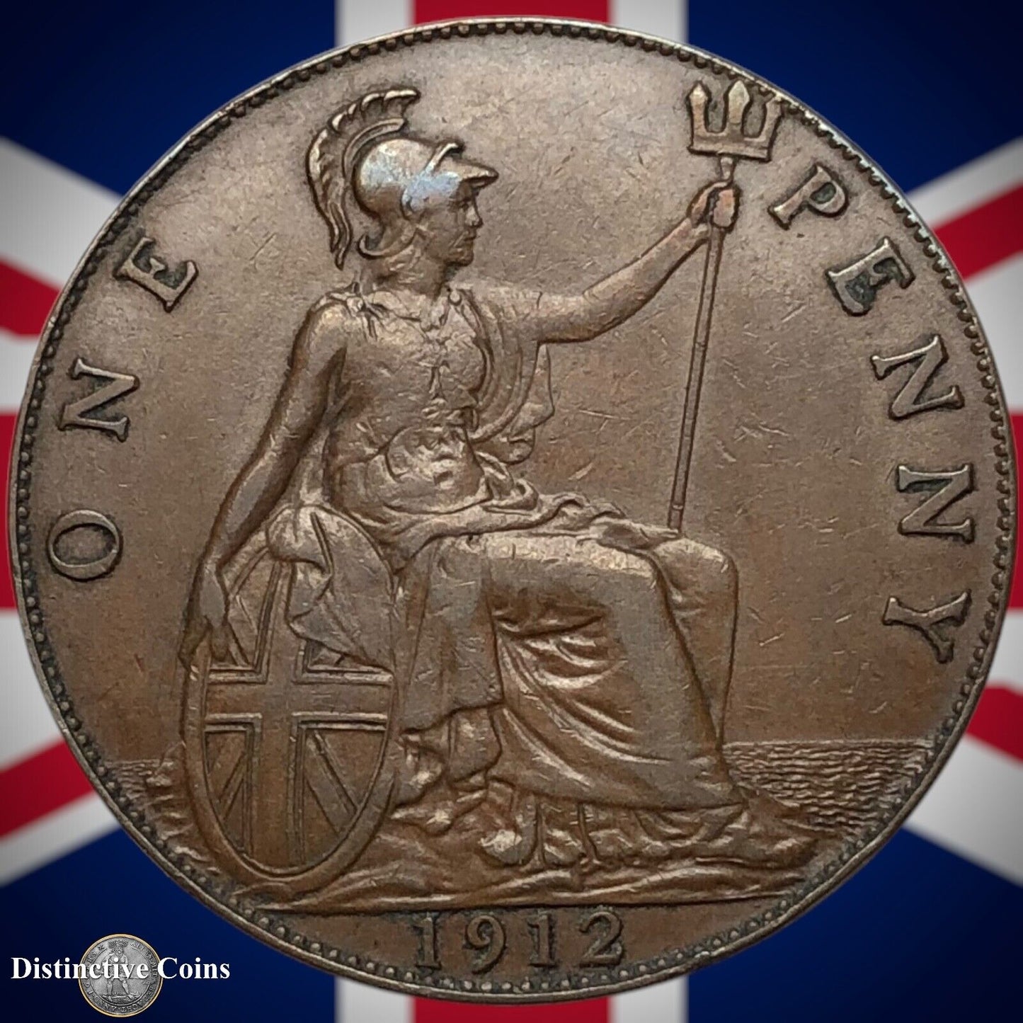 Great Britain 1912 Penny 1d GB6772