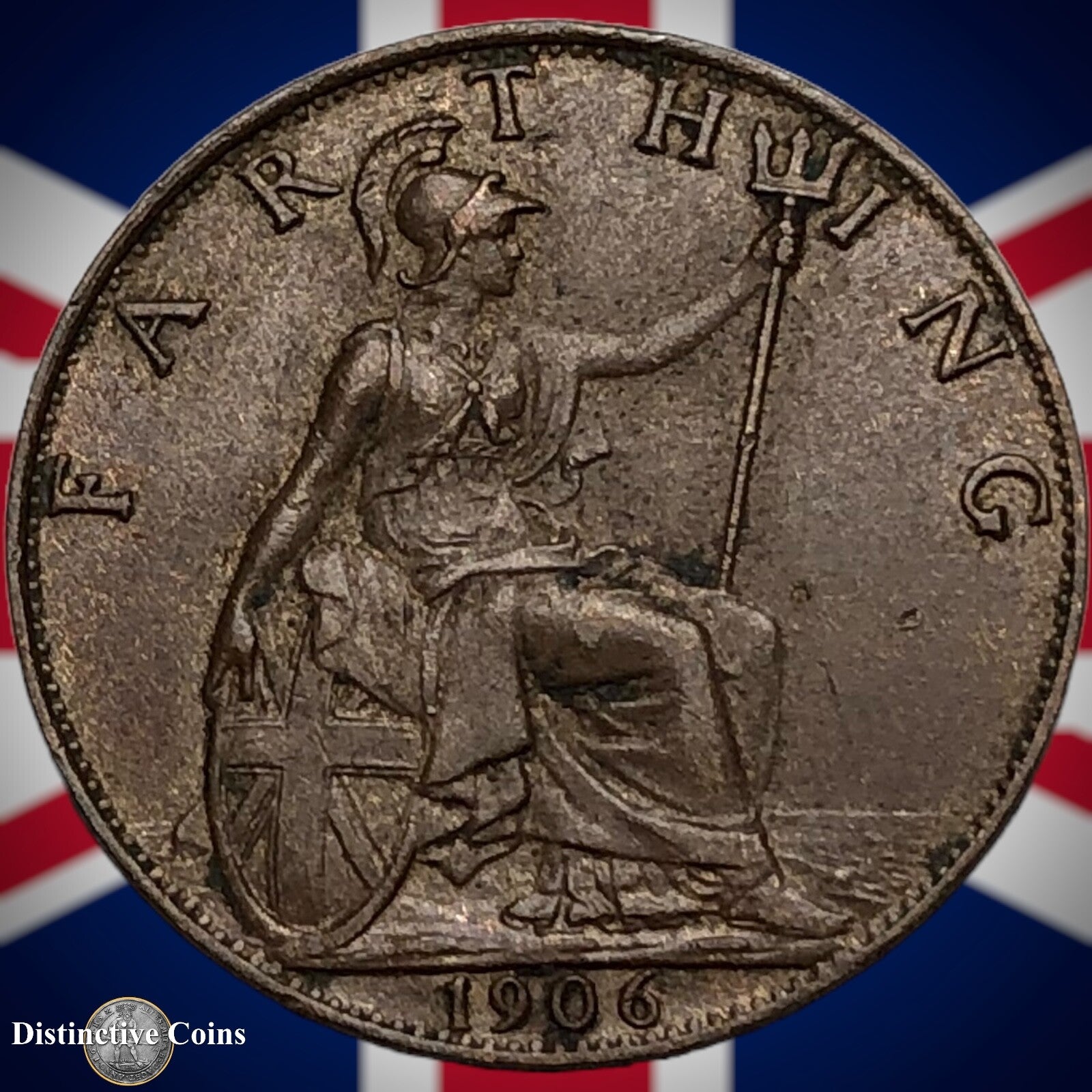 Great Britain 1906 Farthing 1/4d GB4580