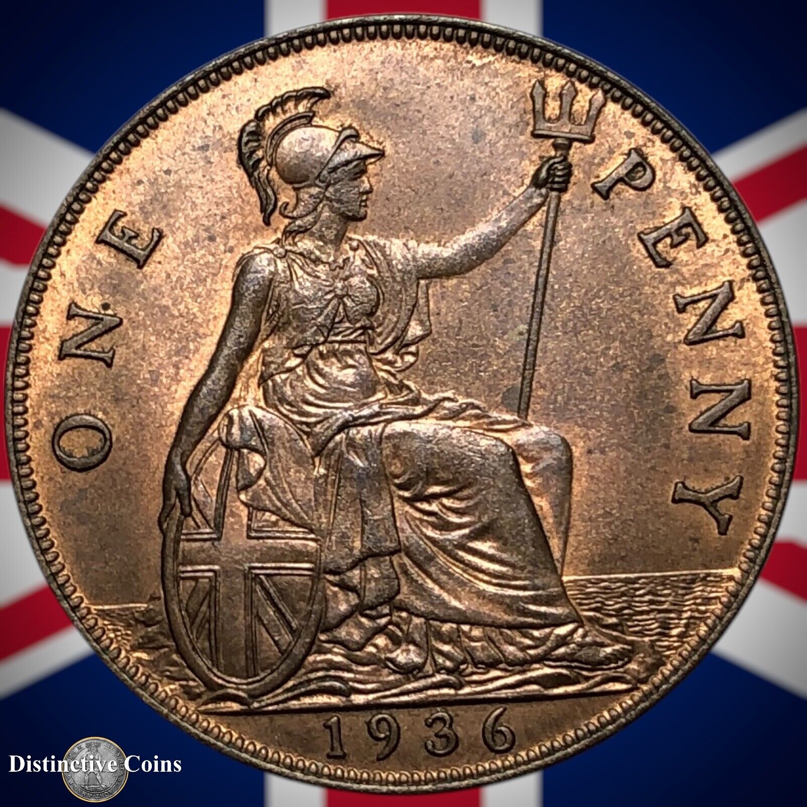 Great Britain 1936 Penny 1d GB7189