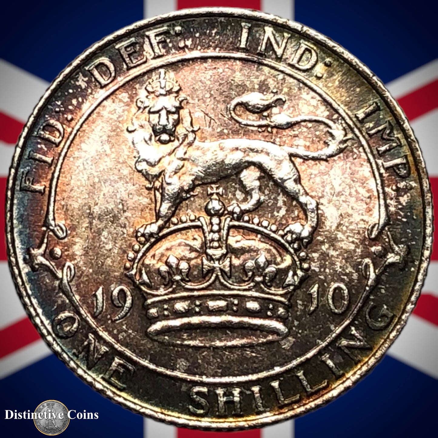 Great Britain 1910 One Shilling GB0895