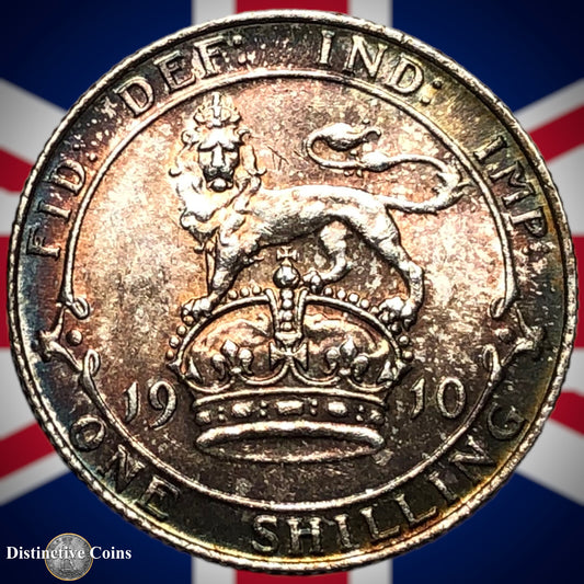 Great Britain 1910 One Shilling GB0895