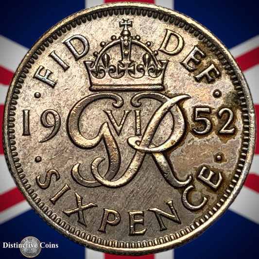 Great Britain 1952 Six Pence GB1802