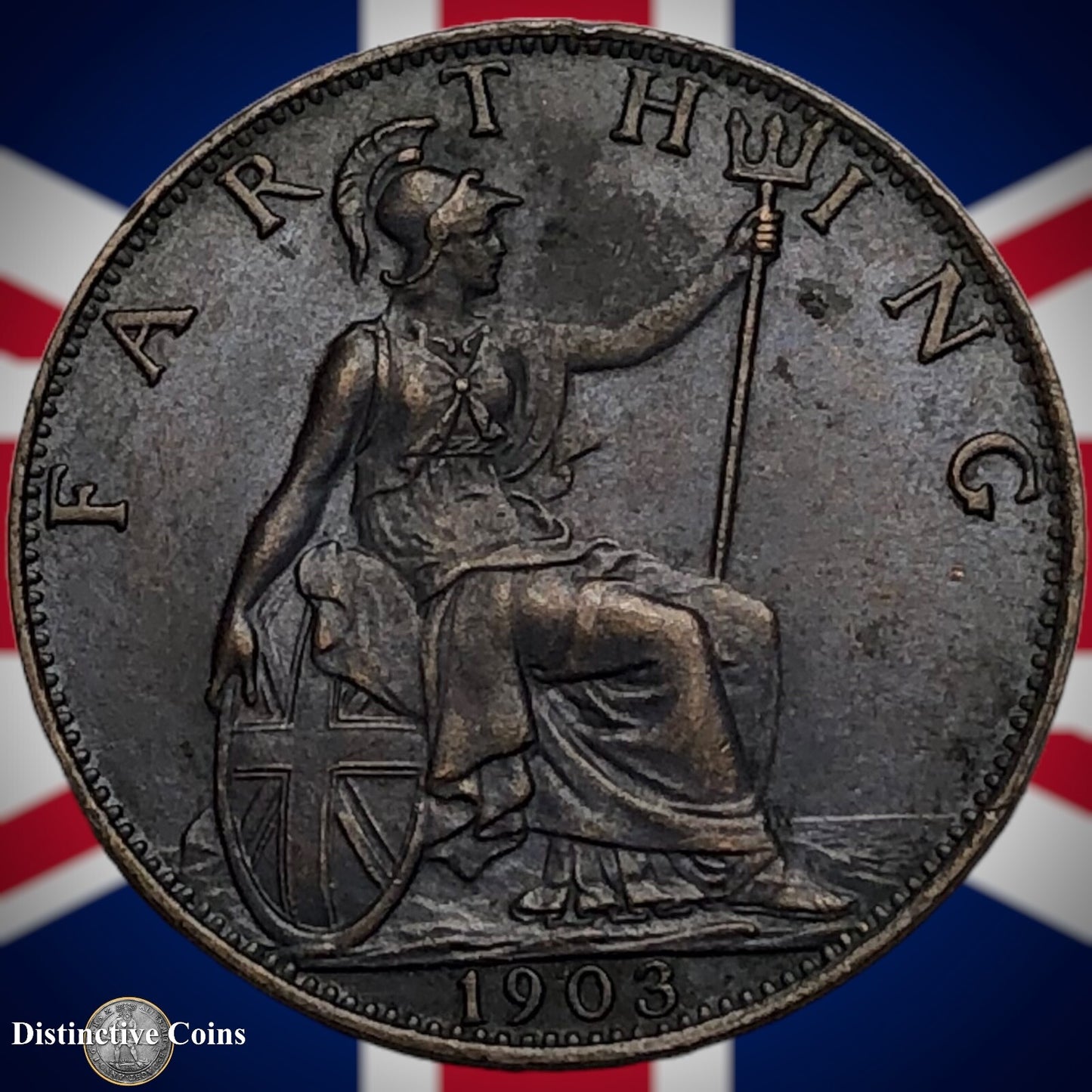 Great Britain 1903 Farthing 1/4d GB4538