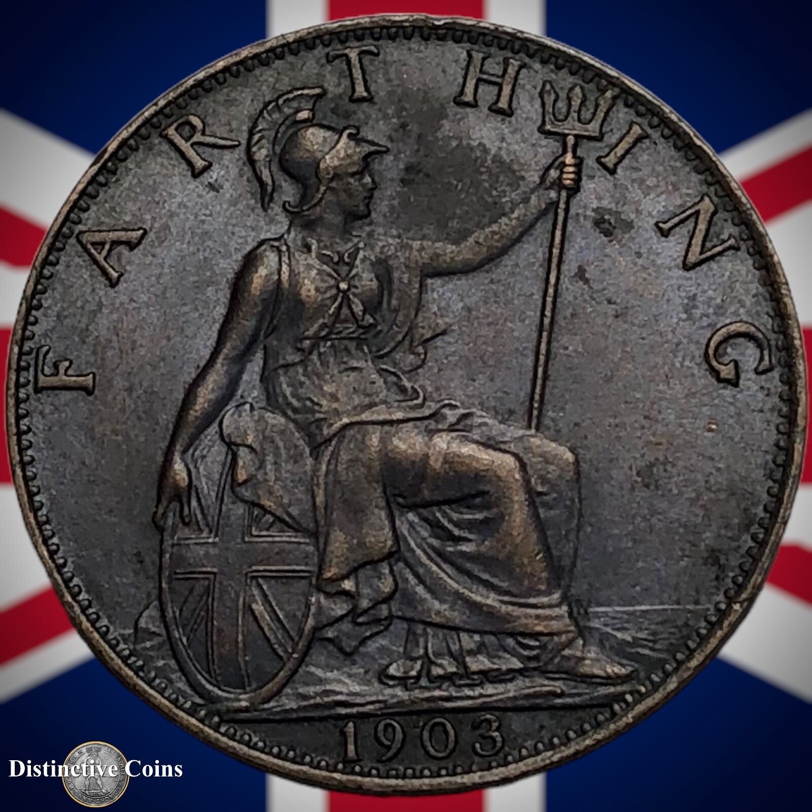 Great Britain 1903 Farthing 1/4d GB4538