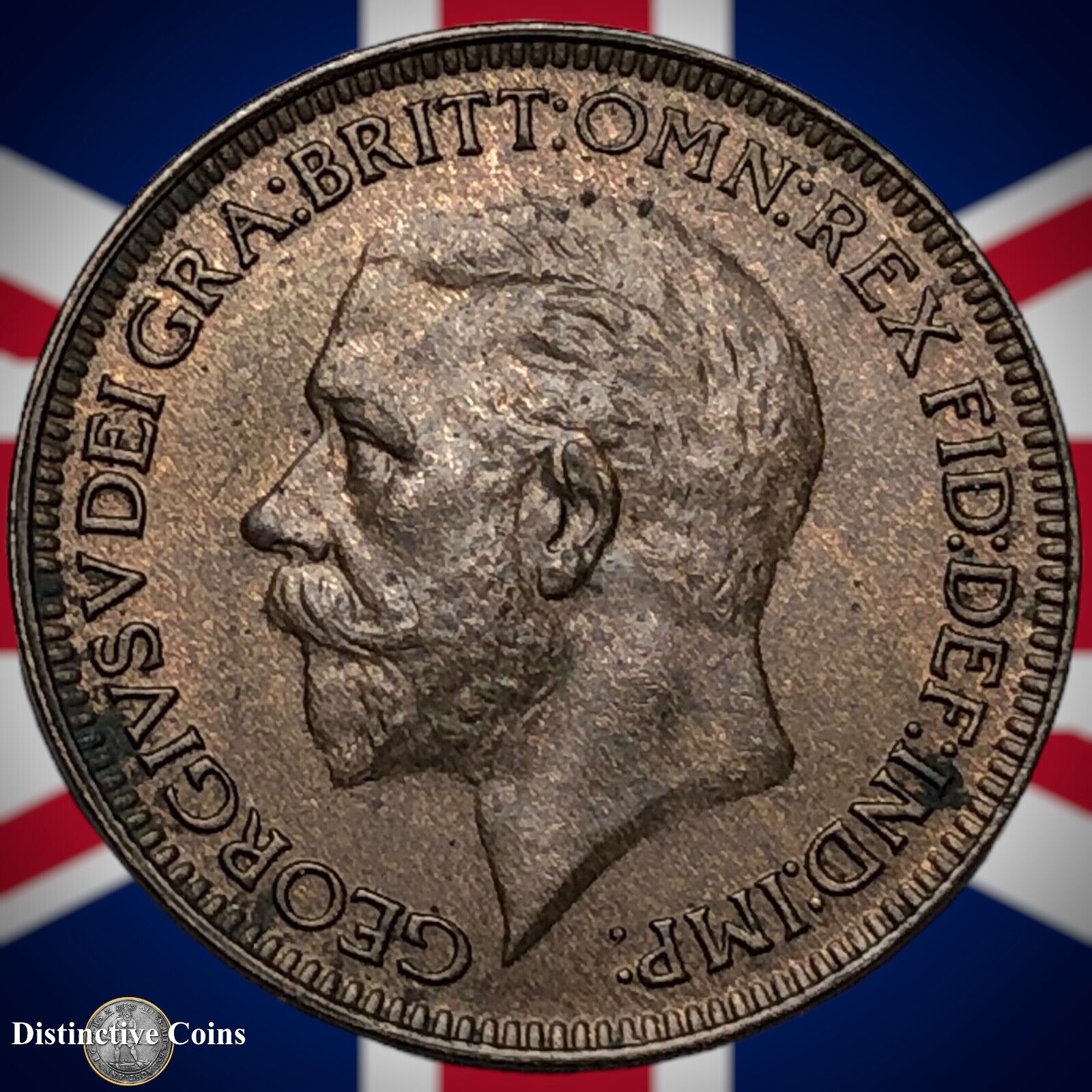 Great Britain 1933 Farthing 1/4d GB4939