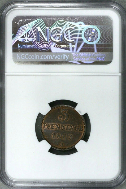 Germany 1904E 2 Mark Saxony Georg's Death NGC MS 64  S632