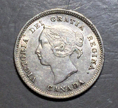 CANADA 1880 H 5 Cents   A242