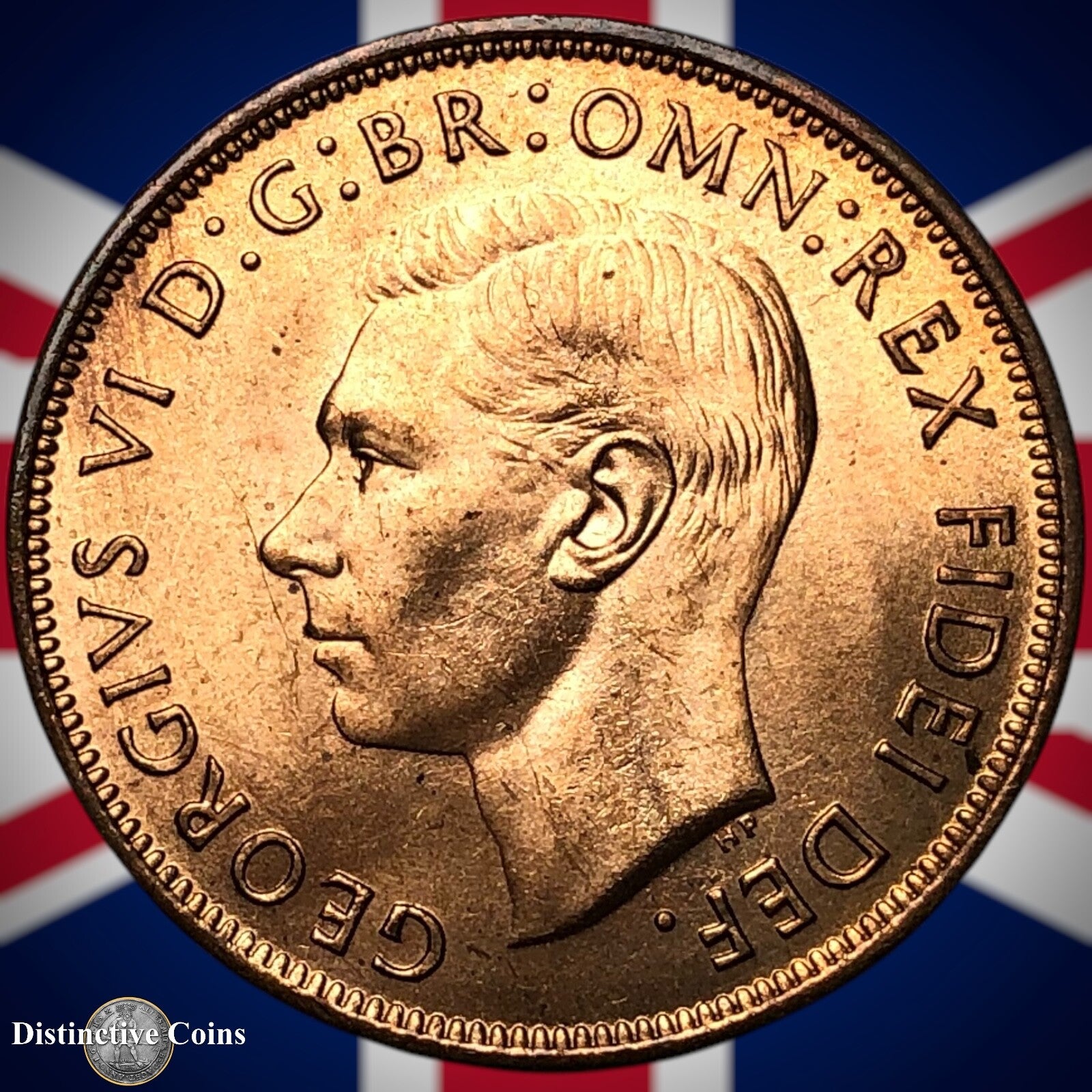 Great Britain 1951 Penny 1d GB7344