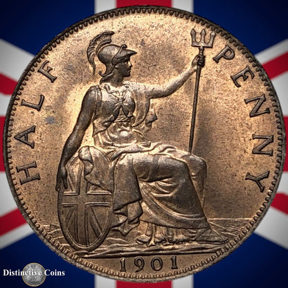 Great Britain 1901 Half Penny 1/2d GB5762