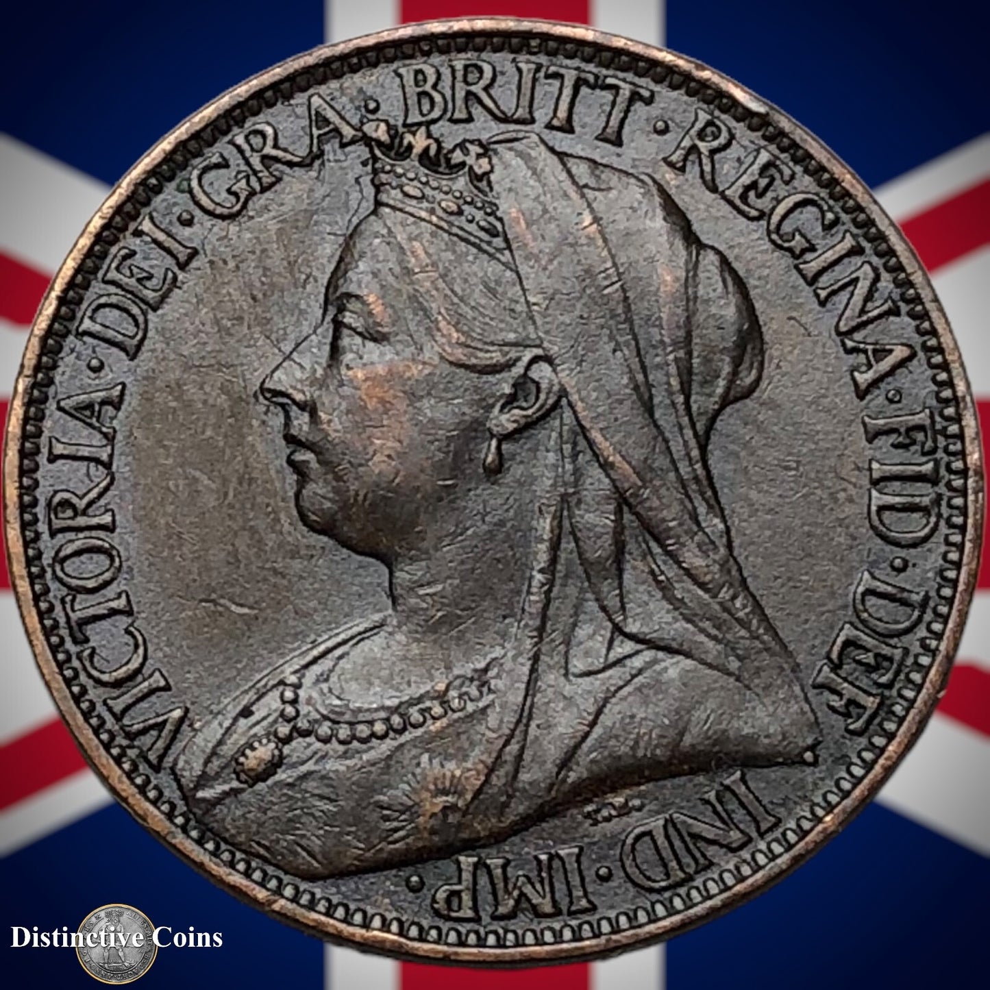 Great Britain 1901 Farthing 1/4d GB4485