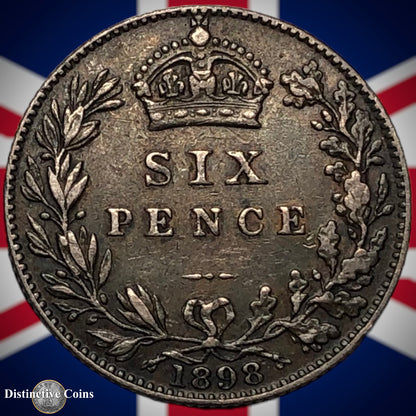 Great Britain 1898 Six Pence GB2797