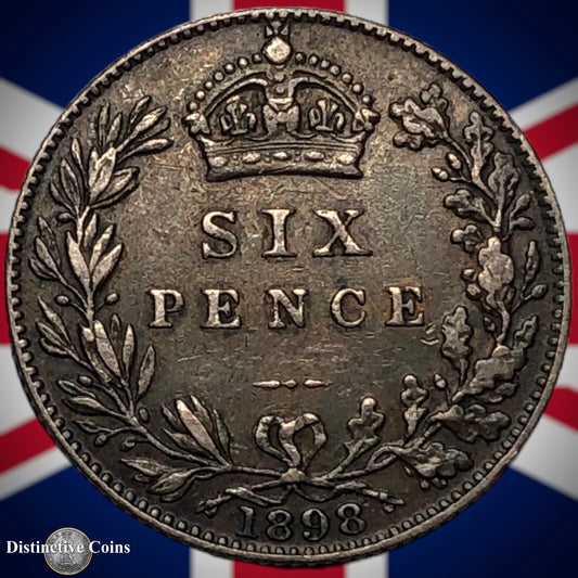 Great Britain 1898 Six Pence GB2797