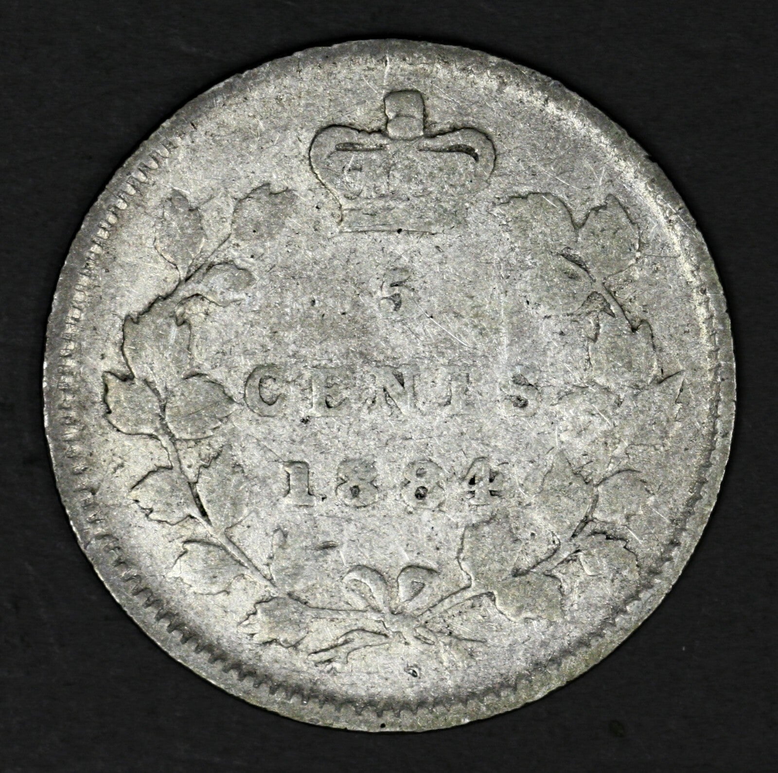 Canada 1894 5 Cents Key Date VG  A3211