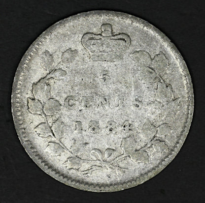 Canada 1894 5 Cents Key Date VG  A3211