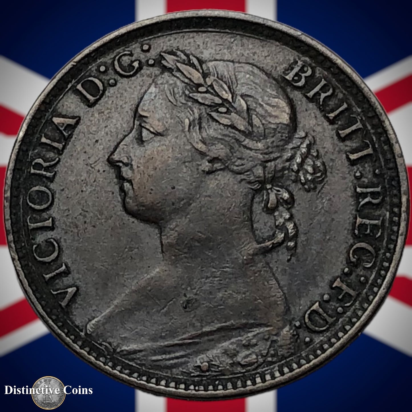 Great Britain 1881 H Farthing 1/4d GB3943