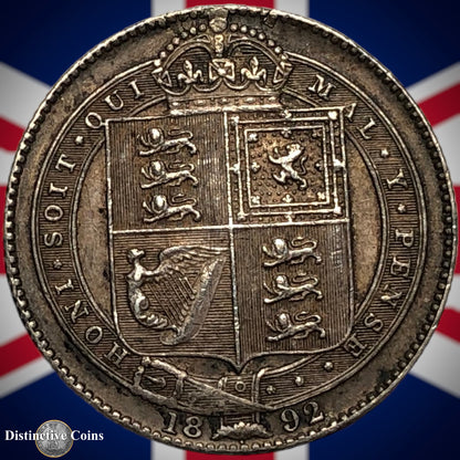Great Britain 1892 British One Shilling GB0606