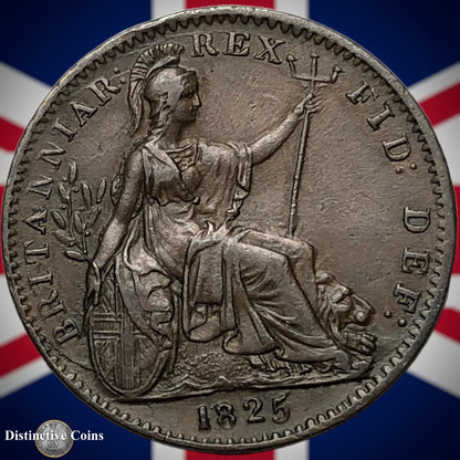 Great Britain 1825 Farthing 1/4d GB3297