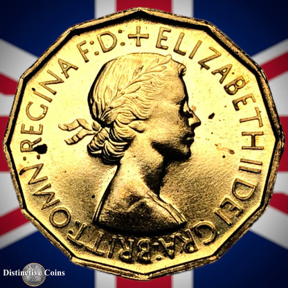 Great Britain 1953 Proof Three Pence GB2521