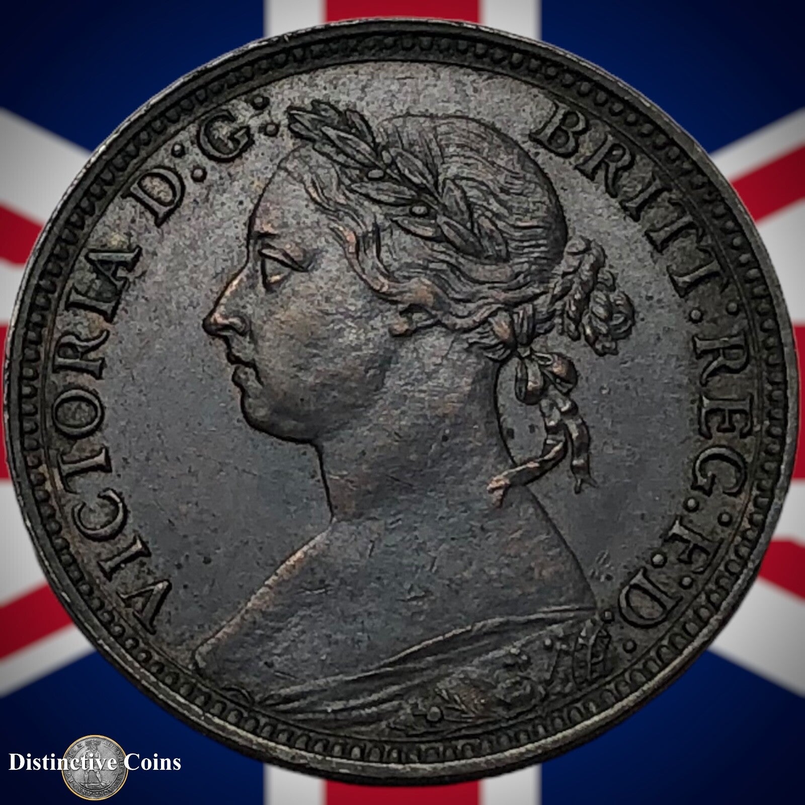 Great Britain 1881 H Farthing 1/4d GB3990