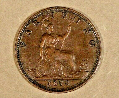 1878 Great Britain 1 Farthing       