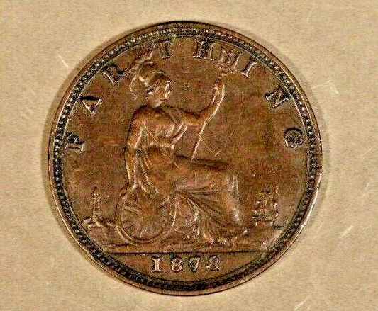1878 Great Britain 1 Farthing       