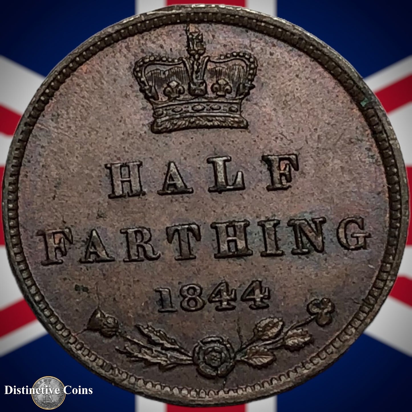 Great Britain 1844 Half Farthing 1/2 Penny GB3128