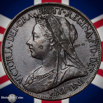 Great Britain 1901 Farthing 1/4d GB4490