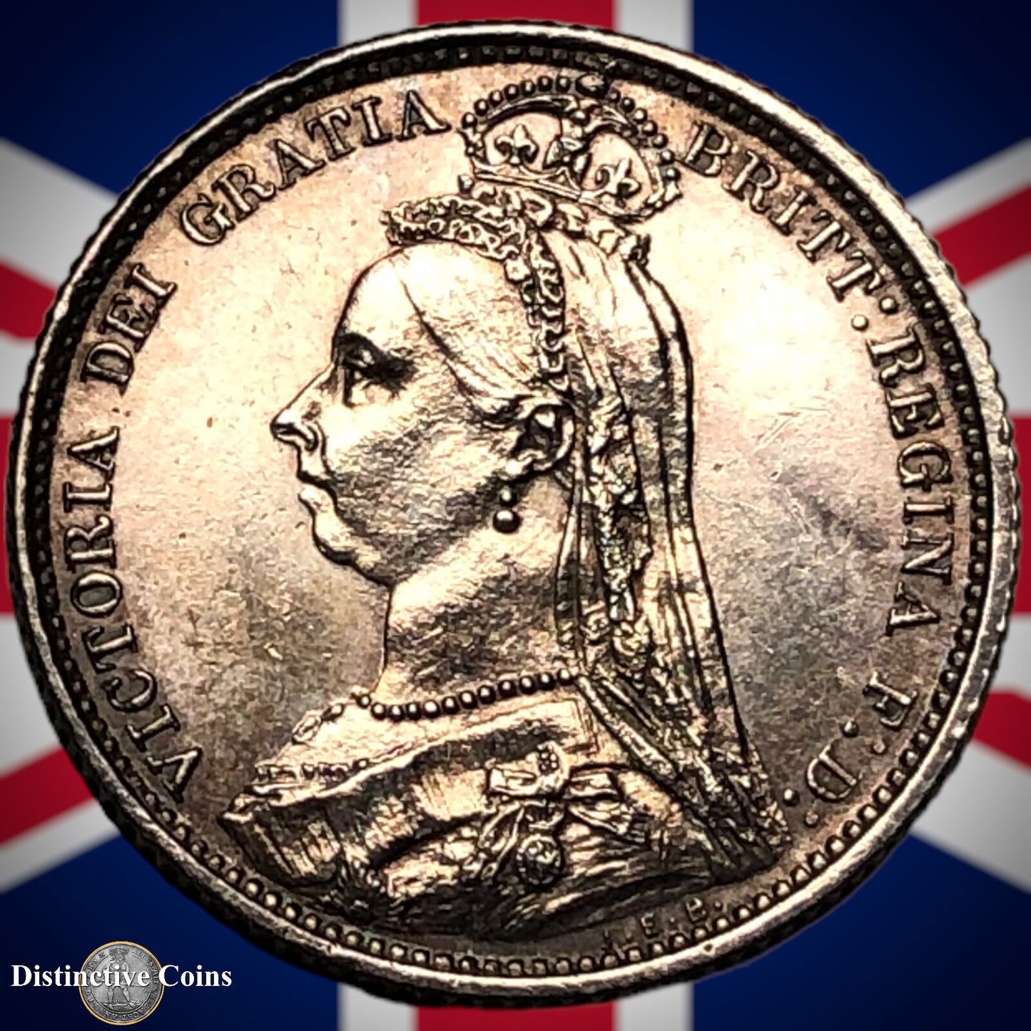 Great Britain 1887 Six Pence GB2661