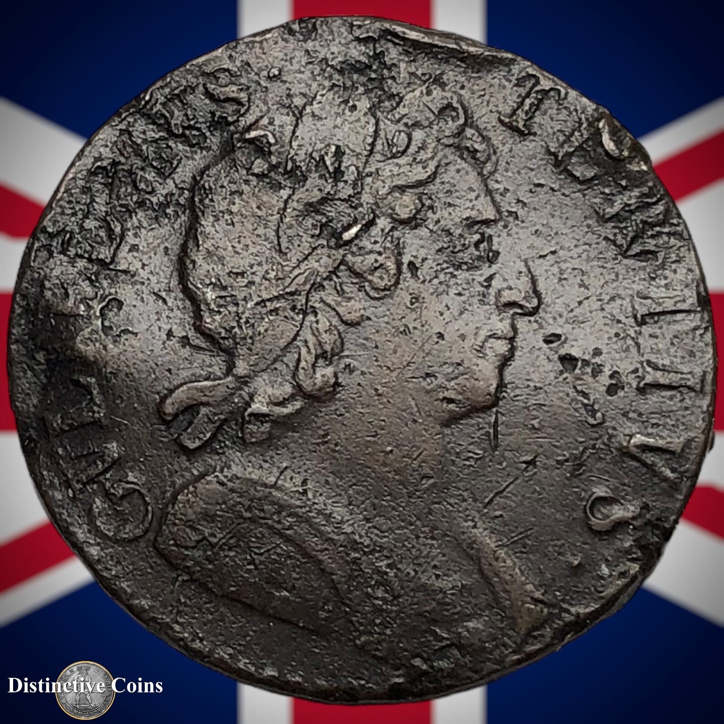 Great Britain 1698 Half Penny 1/2d GB5016