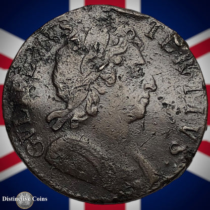 Great Britain 1698 Half Penny 1/2d GB5016