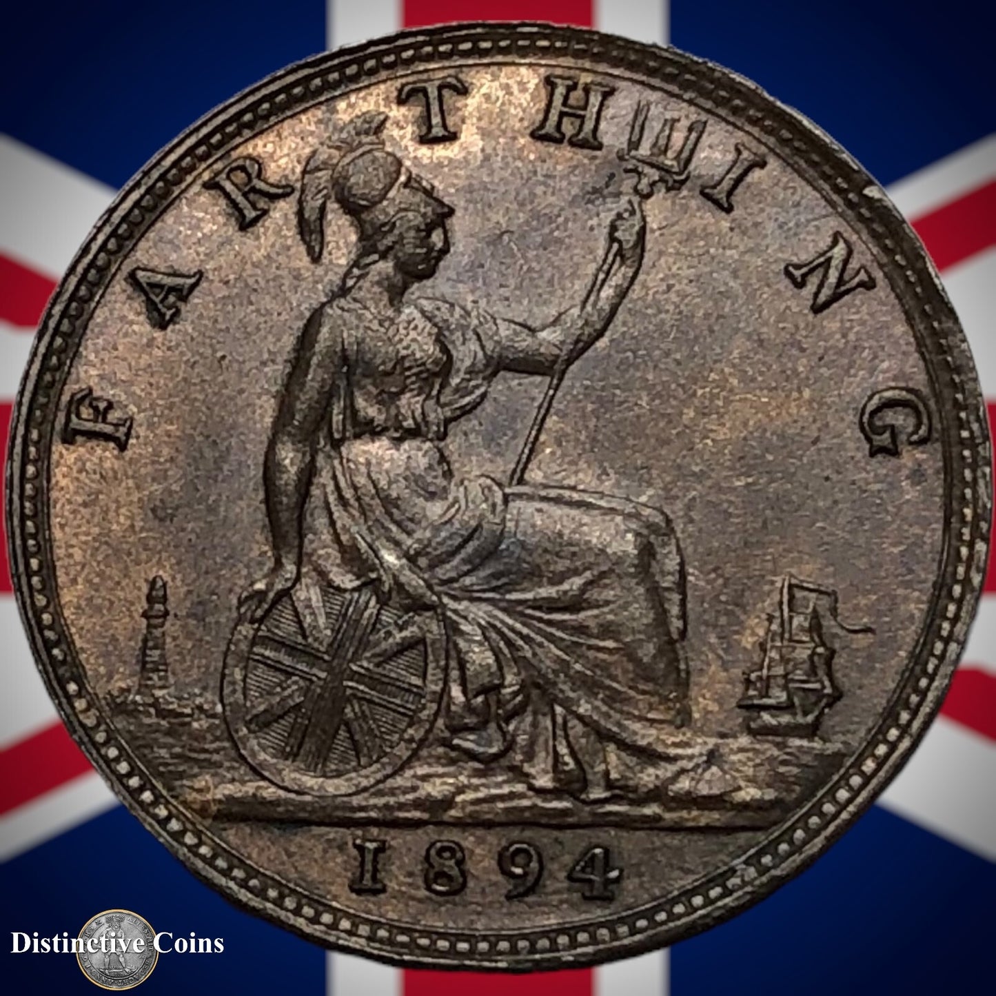 Great Britain 1894 Farthing 1/4d GB4383