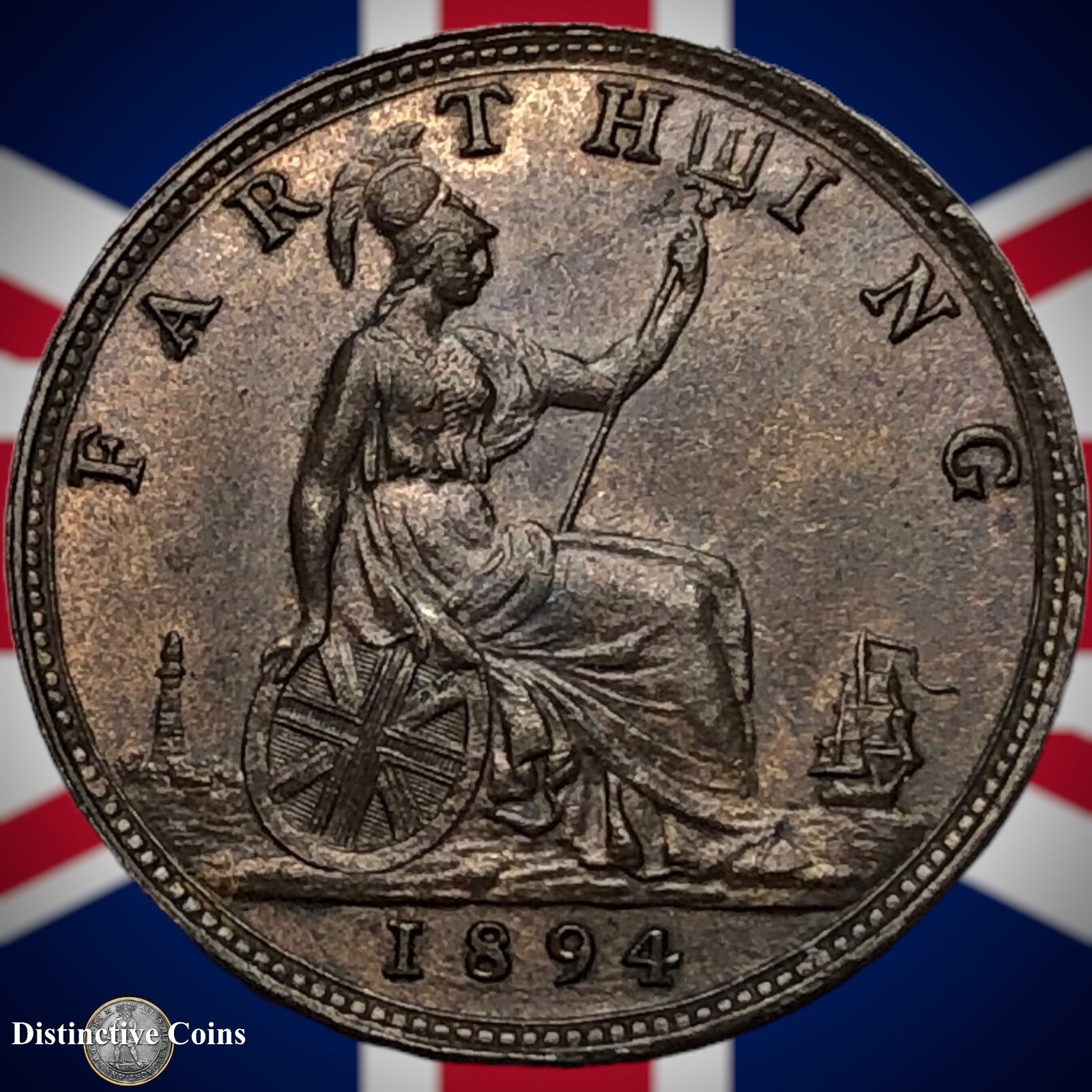 Great Britain 1894 Farthing 1/4d GB4383