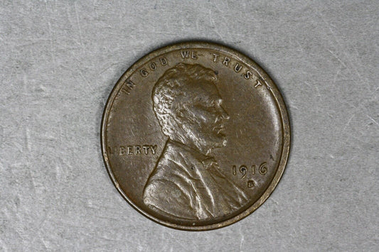 US 1916 S Lincoln Wheat Penny  A2912