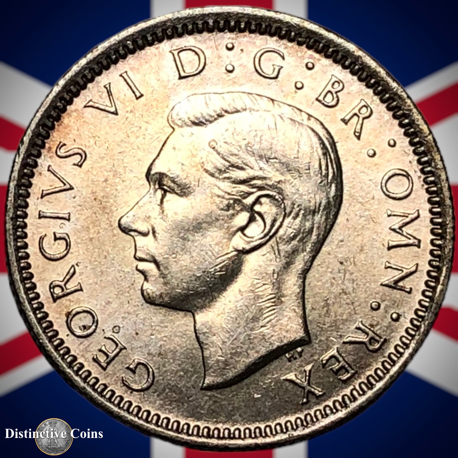 Great Britain 1944 Six Pence GB1756