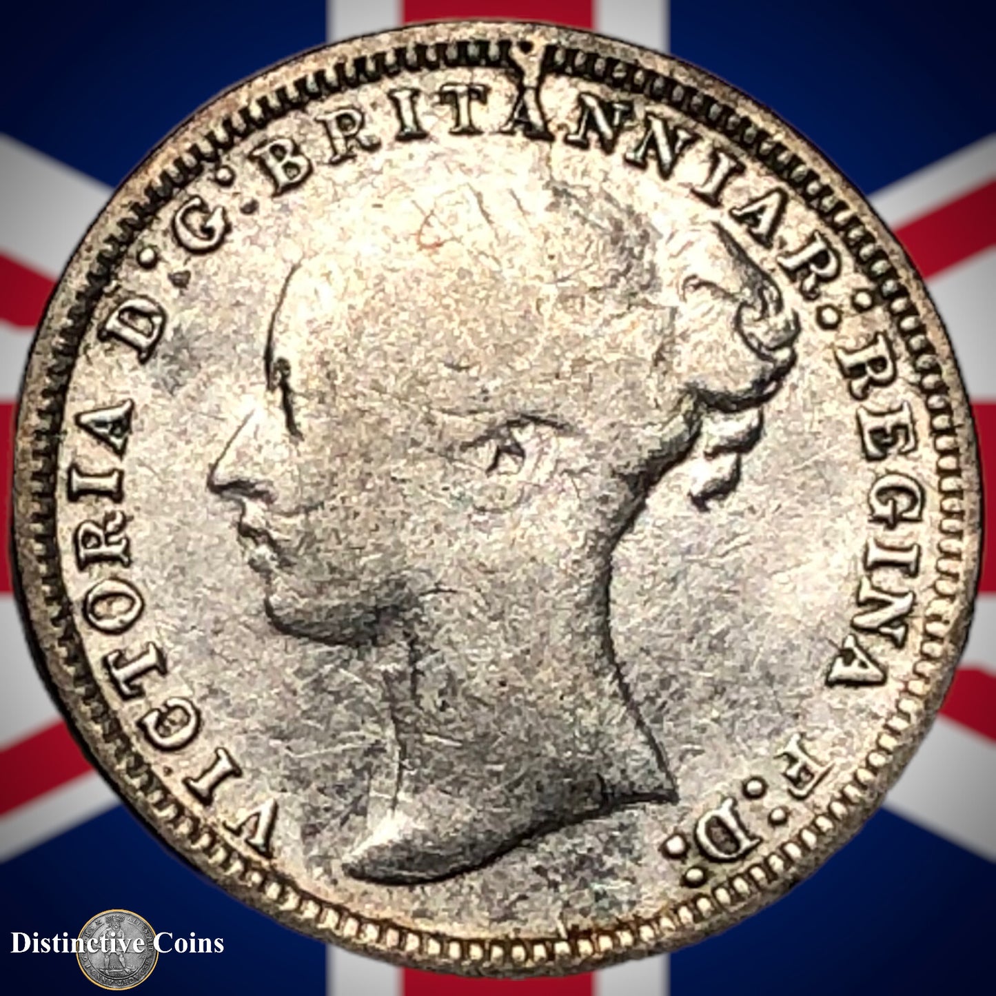 Great Britain 1876 Three Pence GB1880