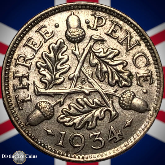Great Britain 1934 Three Pence GB2262