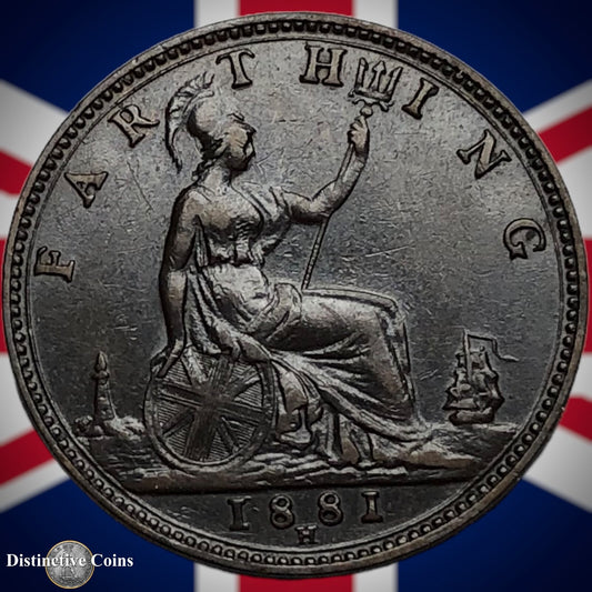 Great Britain 1881 H Farthing 1/4d GB3926