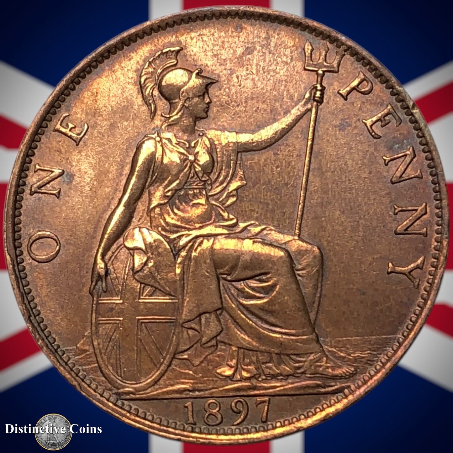 Great Britain 1897 Penny 1d GB6602